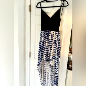 Hi-low, Backless Tye Die Women’s Dress